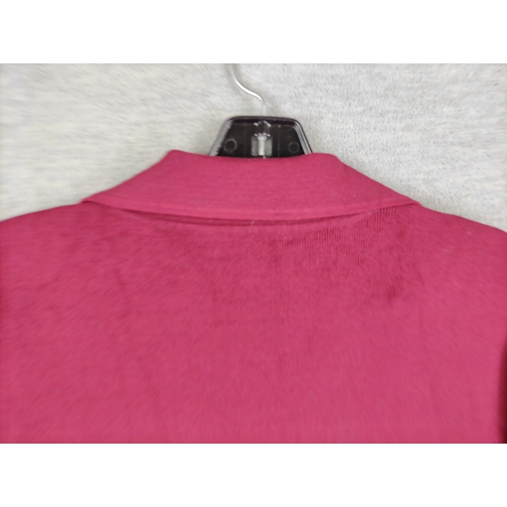 WinterSilks Womens‎ Blazer M Red Cardigan Sweater Silk Blend Career Office - Picture 9 of 9